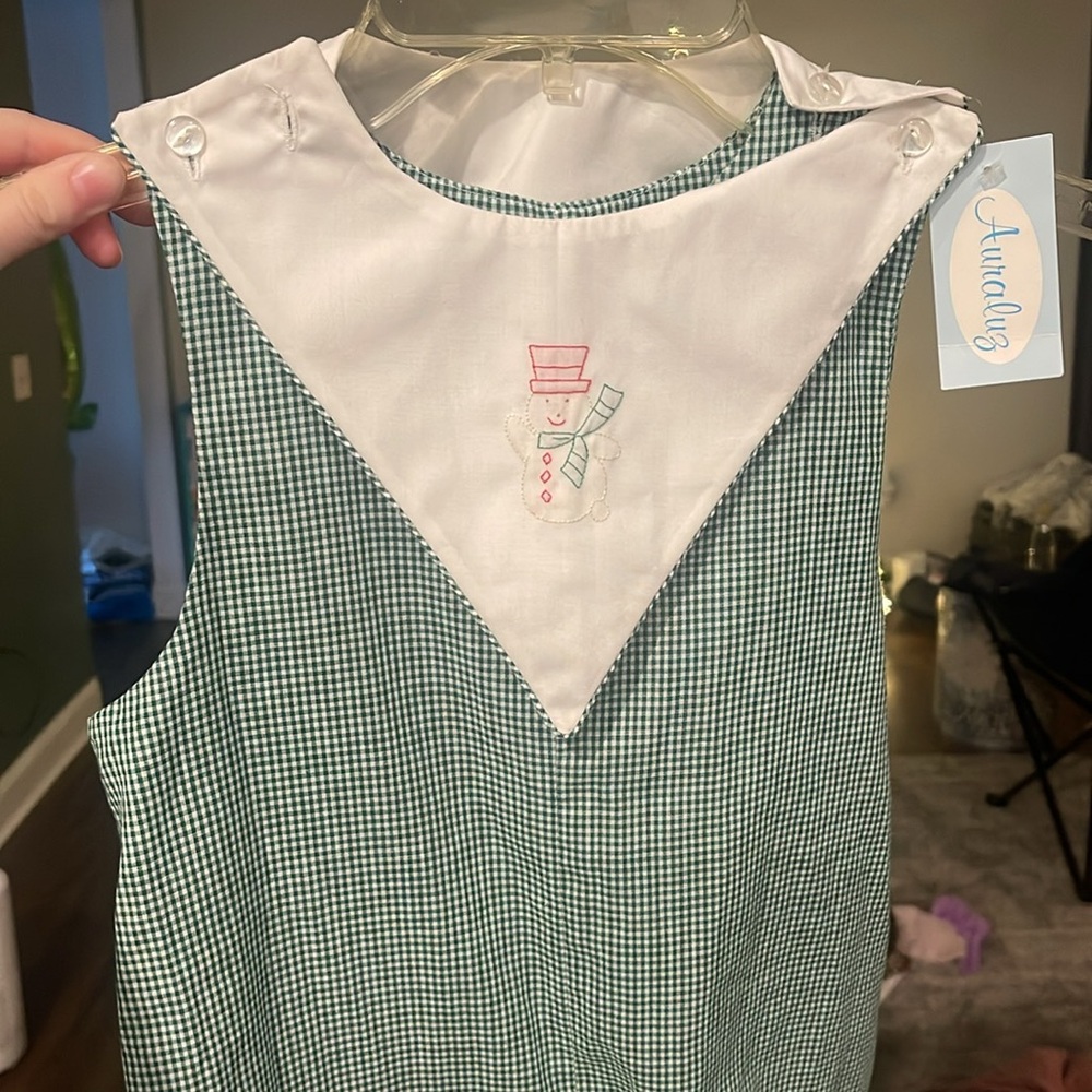 Children’s Christmas overalls